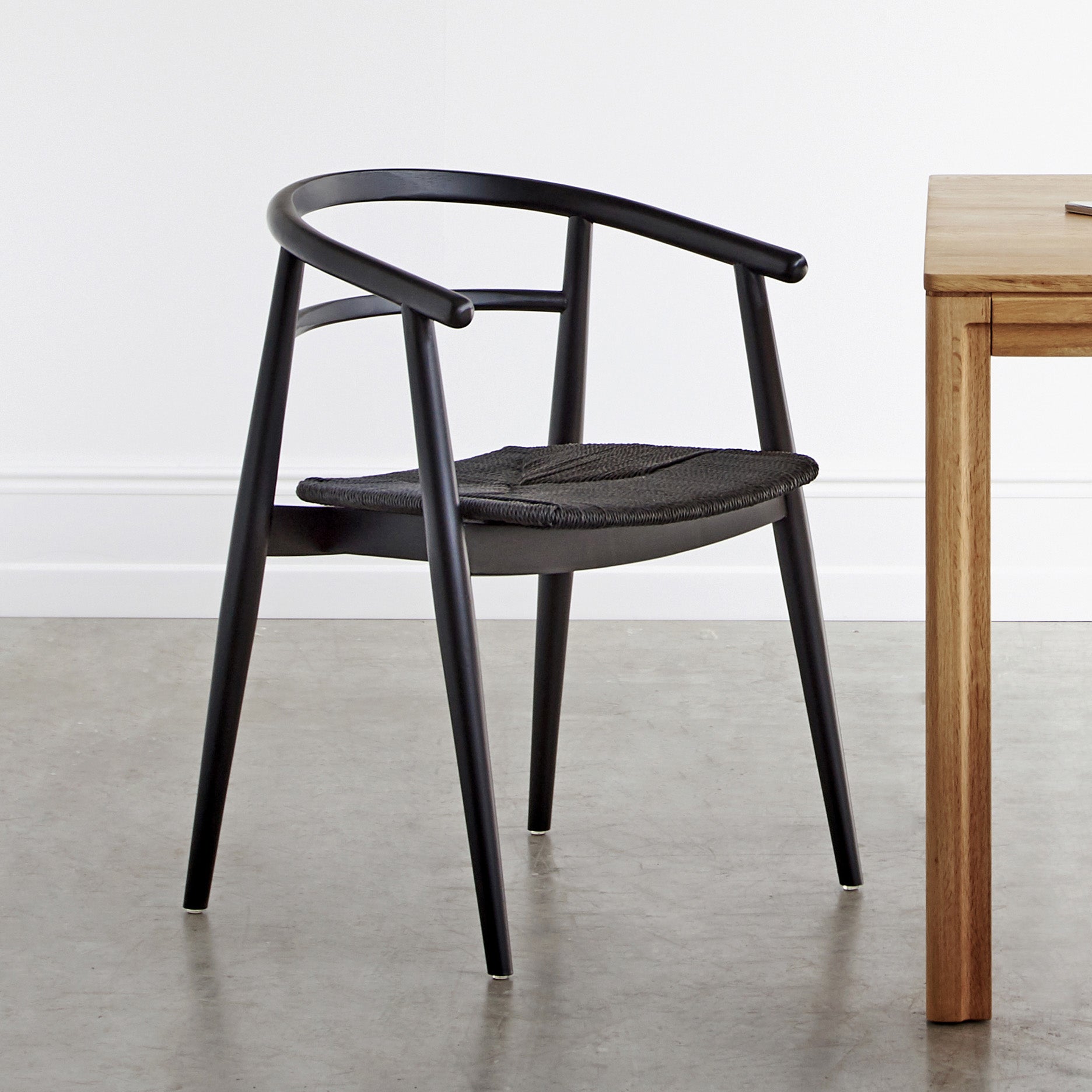 Søndervig spisebordsstol - Sort